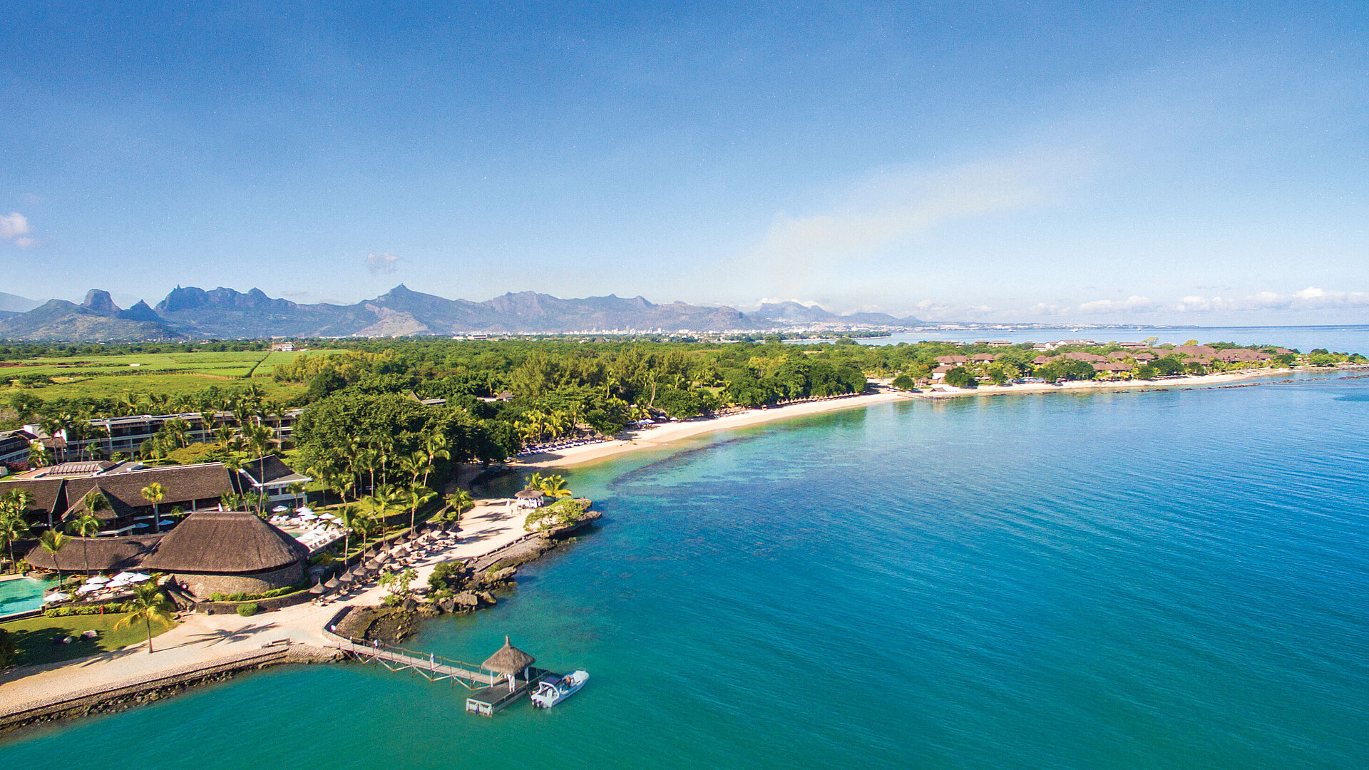 Außenansicht der Hotelanlage Außenansicht der Hotelanlage | Maritim Hotel Mauritius