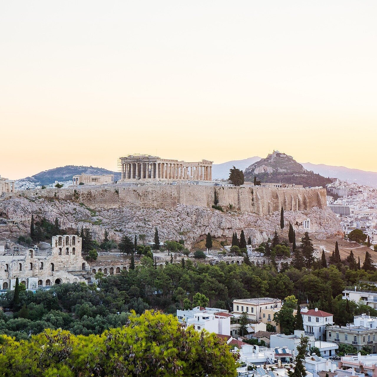Athen mit Akropolis