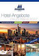 Titelbild vom Prospekt "Hotel-Angebote Deutschland" mit einer Auswahl an Hotelbildern und Stadtbildern