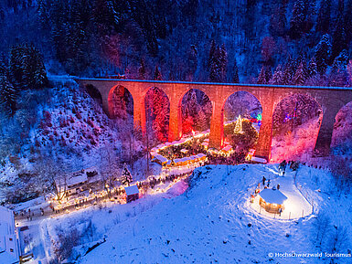 Hochschwarzwald-Weihnachtsmarkt in der Ravennaschlucht