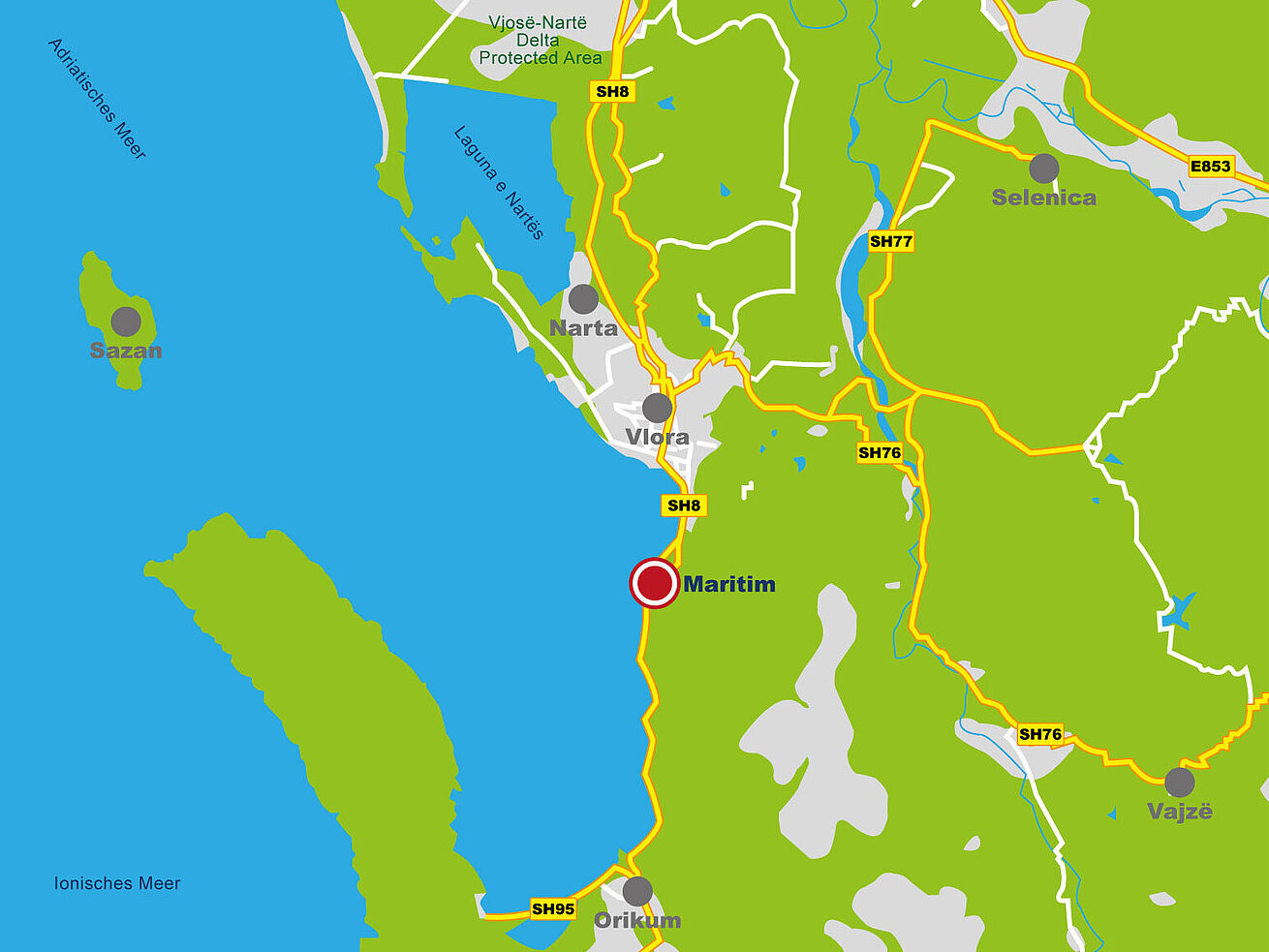 Lageplan Maritim Resort Marina Bay
