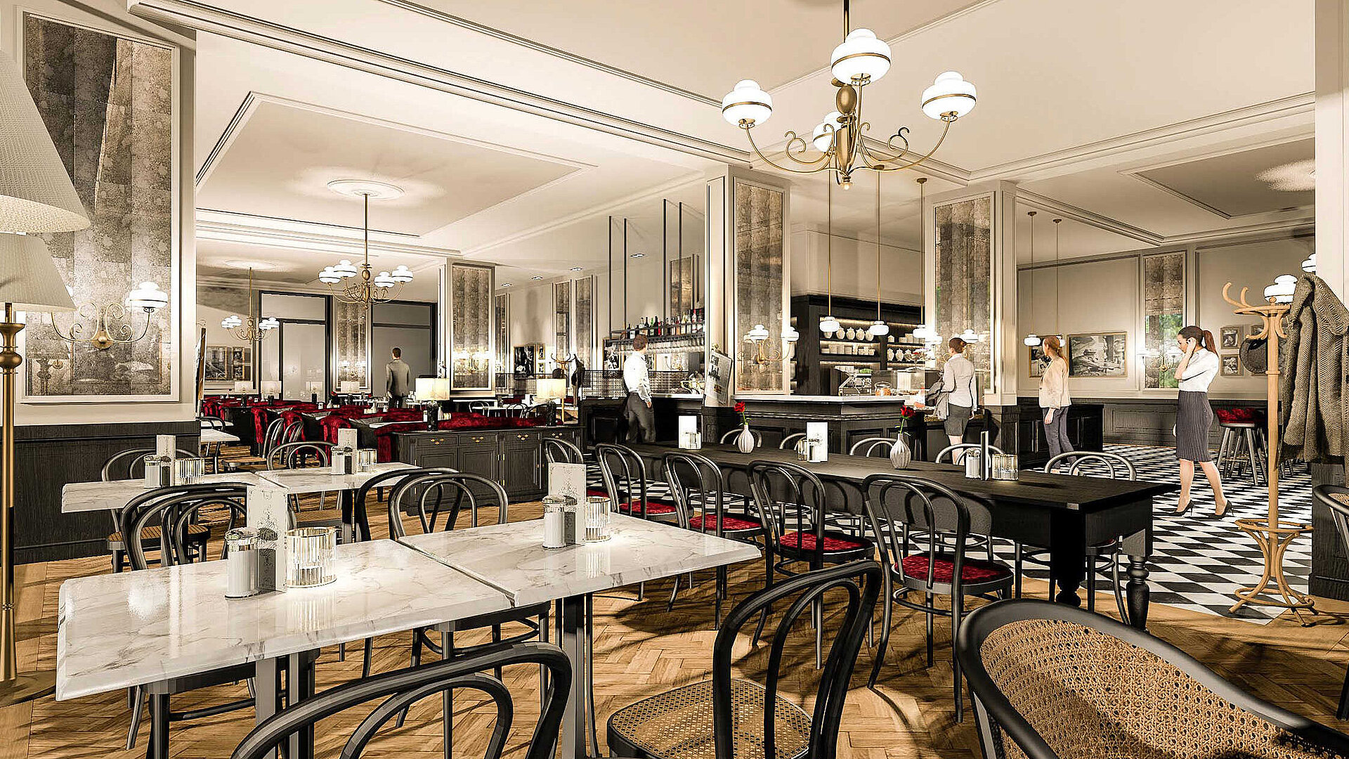 Wiener Café © Maritim Hotel Amsterdam - Geplan mit Reinhardt und Sander GmbH