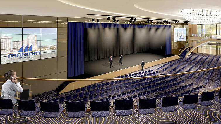 Saal Maritim © Maritim Hotel Amsterdam - Geplan mit Reinhardt und Sander GmbH