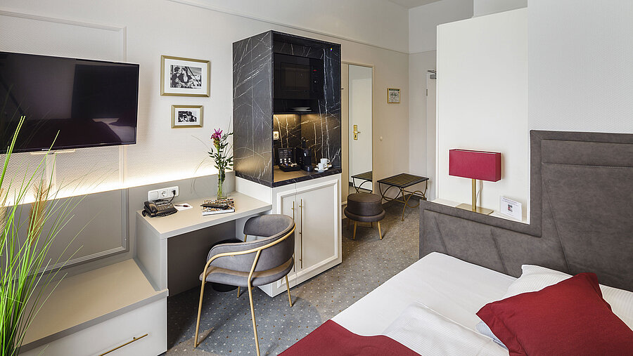 Classic Einzelzimmer | Star-Apart Hansa Hotel Wiesbaden