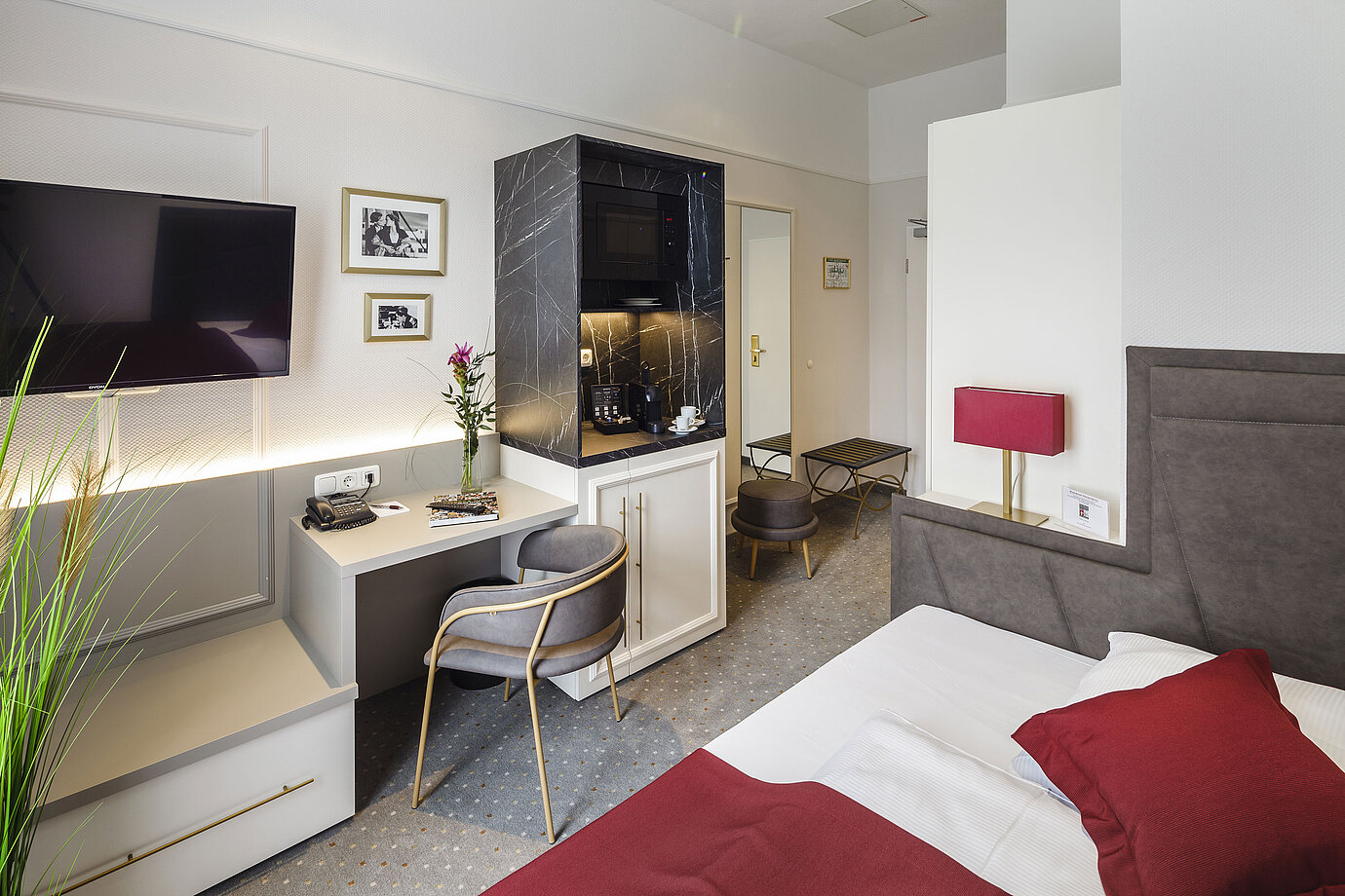 Classic Einzelzimmer | Star-Apart Hansa Hotel Wiesbaden