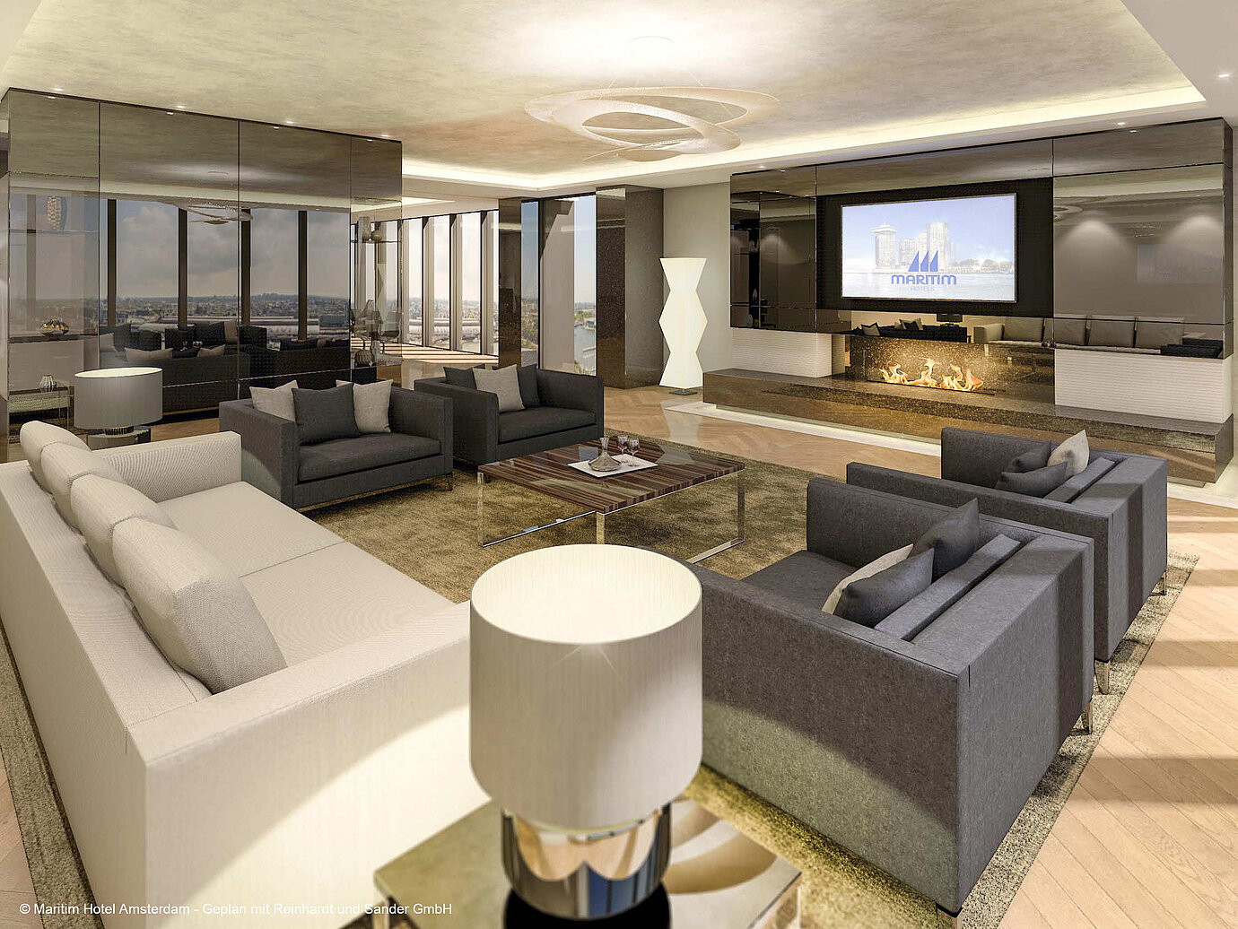Präsidentensuite © Maritim Hotel Amsterdam - Geplan mit Reinhardt und Sander GmbH