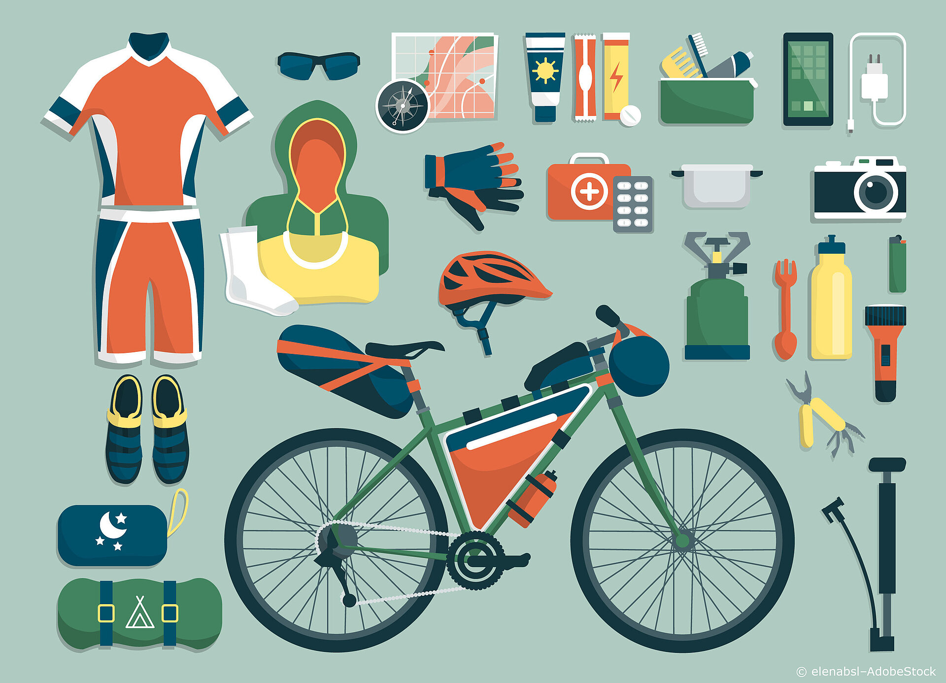 Ausrüstung für den Fahrradurlaub urlaub-fahrrad-ausrüstung