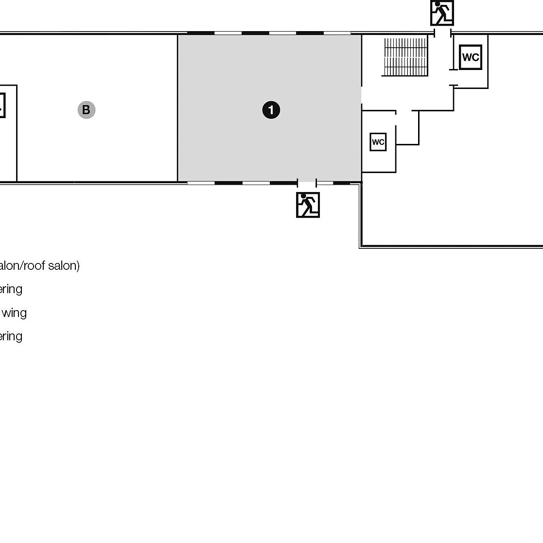 Grundrissplan, 2. Obergeschoss | Maritim proArte Hotel Berlin