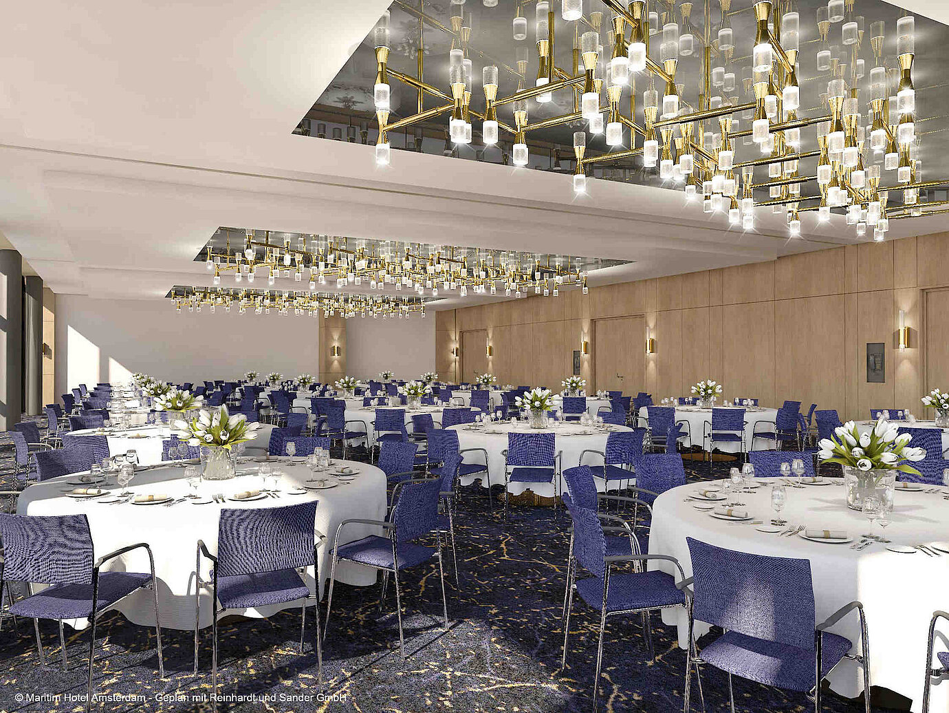 Saal Berlin © Maritim Hotel Amsterdam - Geplan mit Reinhardt und Sander GmbH