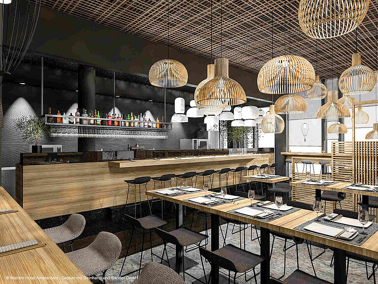 Restaurant Kazue © Maritim Hotel Amsterdam - Geplan mit Reinhardt und Sander GmbH