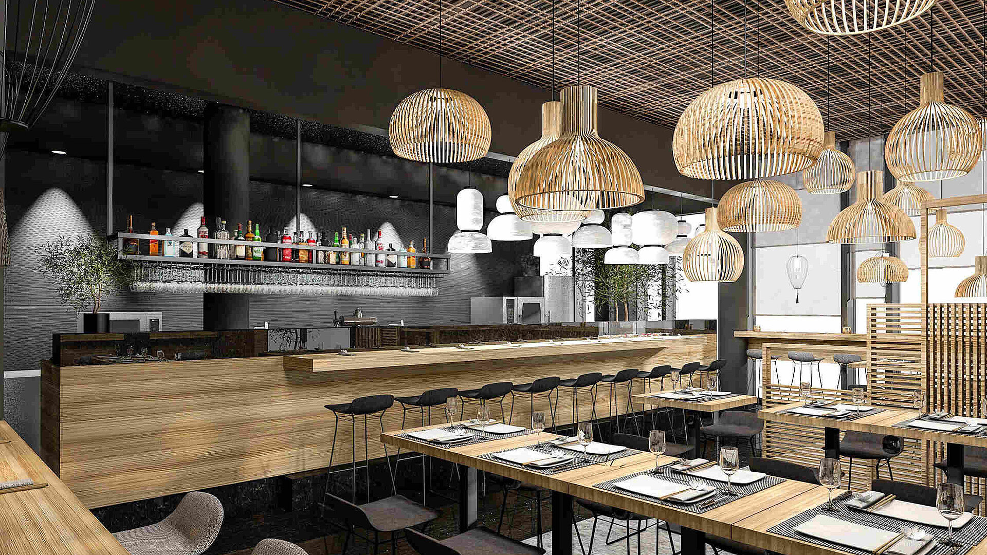 Restaurant Kazue © Maritim Hotel Amsterdam - Geplan mit Reinhardt und Sander GmbH