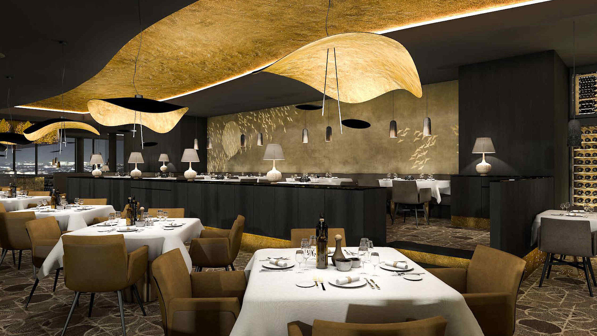 Restaurant Noord © Maritim Hotel Amsterdam - Geplan mit Reinhardt und Sander GmbH