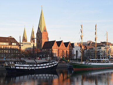 Weserpromenade in Bremen