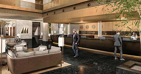Rezeption © Maritim Hotel Amsterdam - Geplan mit Reinhardt und Sander GmbH