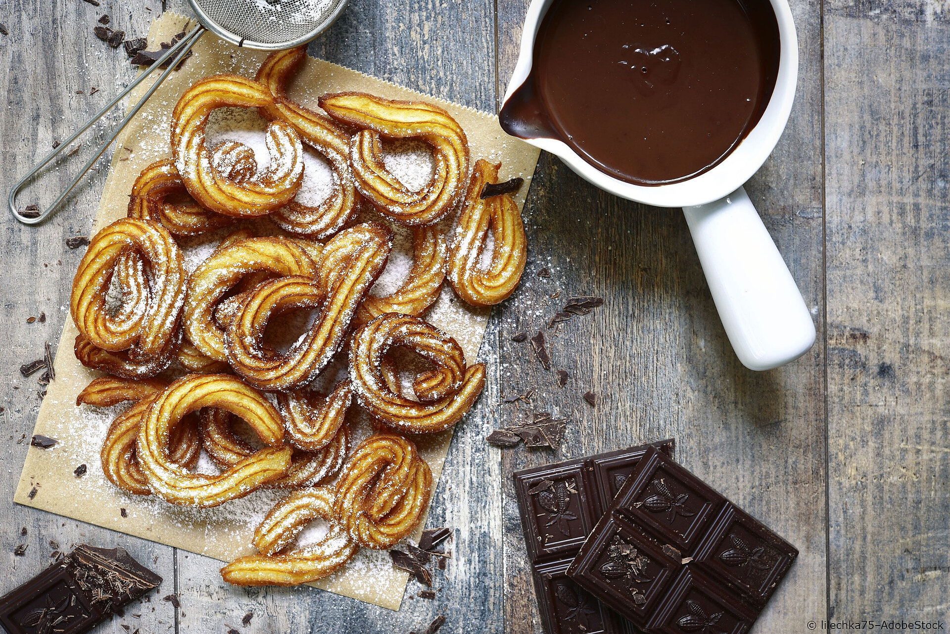 Spanische Spezialität: Churros mit Schokolade fruehstueck-fuer-gaeste-churros-mit-schokolade