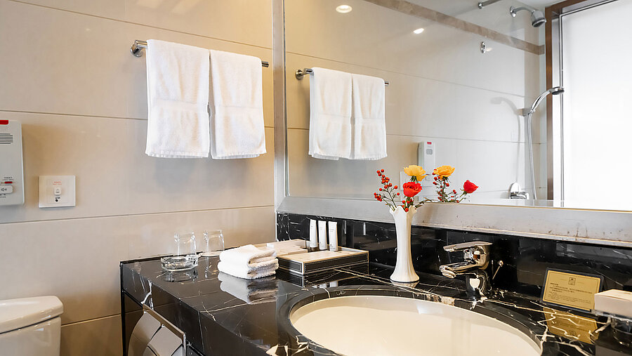 Badezimmer | Maritim Hotel Taicang Garden