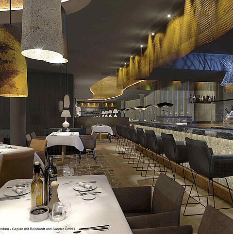 Restaurant Noord © Maritim Hotel Amsterdam - Geplan mit Reinhardt und Sander GmbH